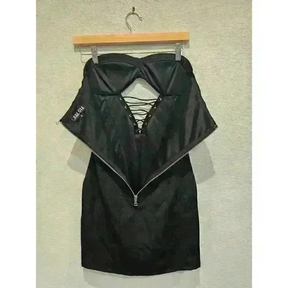 I. AM. GIA SUBRA CORSET DRESS BLACK SIZE SMALL - Picture 6 of 7